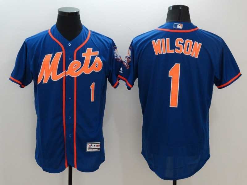 New York Mets #1 Mookie Wilson Blue 2016 Flexbase Collection Stitched Baseball Jersey,We sell and wholesale New York Mets #1 Mookie Wilson Blue 2016 Flexbase Collection Stitched Baseball Jersey on line form chian!
